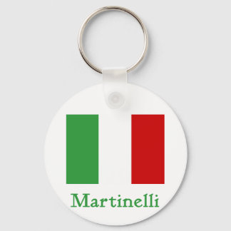 Martinelli Italian Flag Key Ring