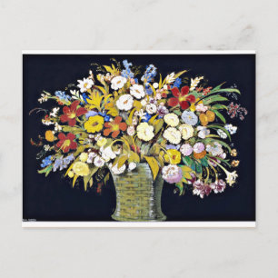 Martinez - Arregio Floral, fine art painting Postcard