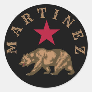 Martinez, California Classic Round Sticker
