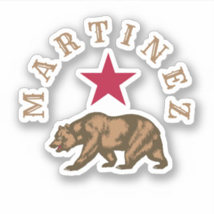Martinez, California Classic Round Sticker