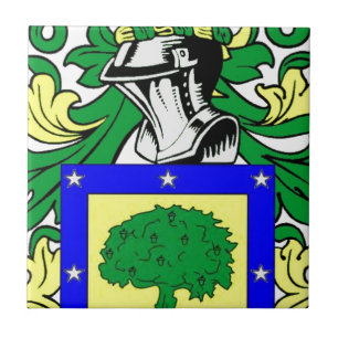 Martinez Coat of Arms Tile