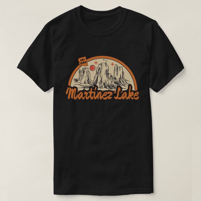 Martinez Lake, Arizona T-Shirt (Design Front)