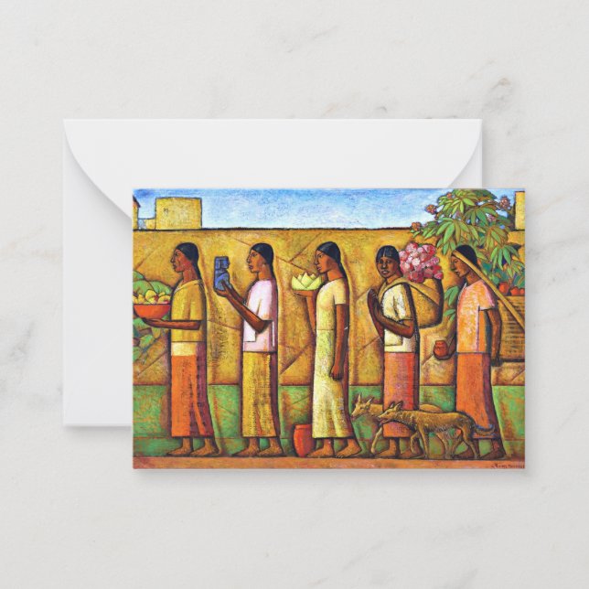 Martinez - On the Way to Market Card (Front)