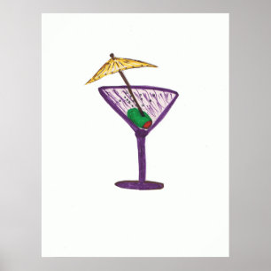 Martini Bachelorette/bachelorette Party gifts Poster