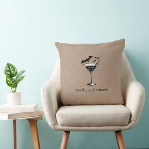 Martini Bats Cushion