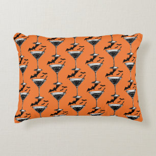 Martini Bats Decorative Cushion