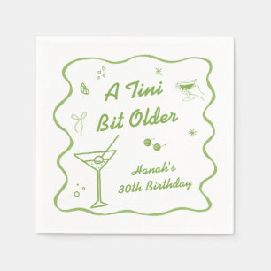 Martini Birthday Party theme Napkin