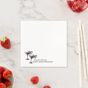 Martini Bow Napkin