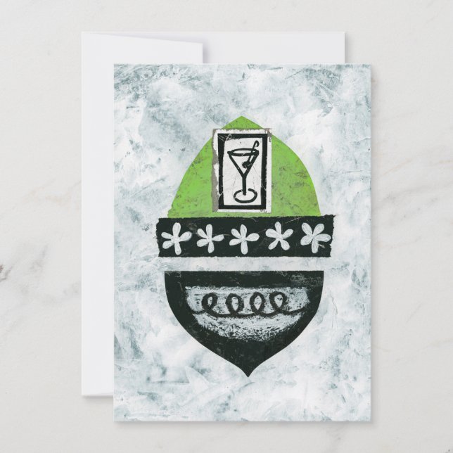 Martini Break Greeting Card (Front)