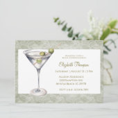 Martini  Bridal Shower Invitation (Standing Front)