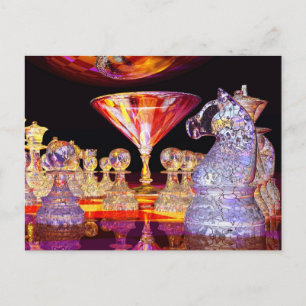 Martini Chess Postcard