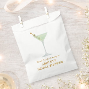 Martini Cocktail Wedding Favour Bridal Shower  Bags