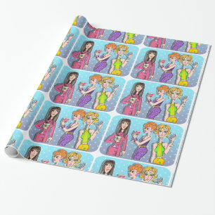 Martini Divas WRAPPING PAPER