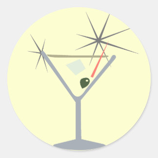 Martini Glass Stickers