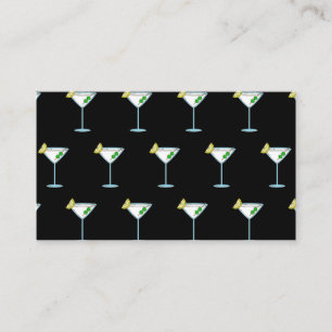 Martini Lovers Cocktail Glass Bartender Alcohol Enclosure Card