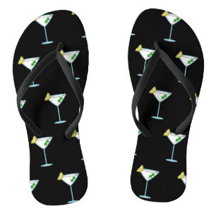 Martini Lovers Cocktail Glass Bartender Alcohol Jandals