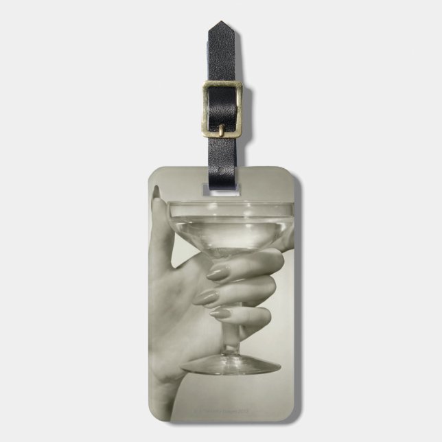 Martini Luggage Tag (Front Vertical)
