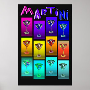 Martini Madness Poster