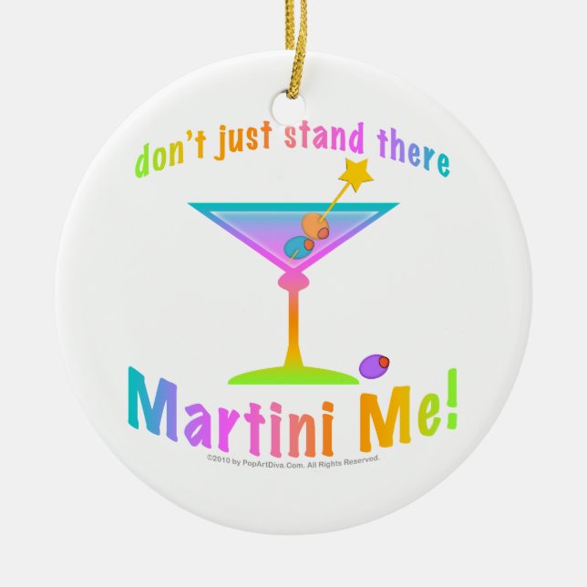 MARTINI ME Ornament (Front)
