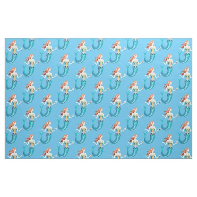 Martini Mermaid Thunder_Cove Fabric (Fat Quarter)
