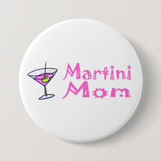 Martini Mum 7.5 Cm Round Badge