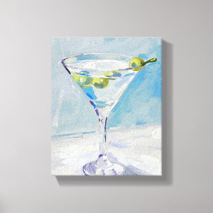 Martini Painting Canvas Print