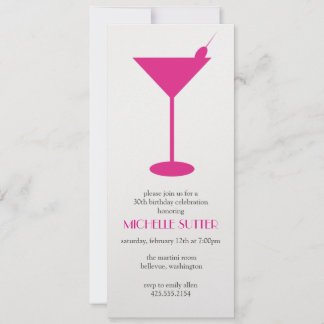 Martini Party Invitation