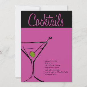 Martini Party Invitation