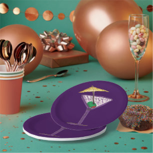 Martini Party Paper Plate