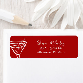 Martini Return Address Labels