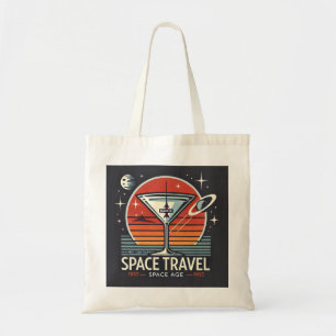 Martini Space Travel 1957 Space Age Logo Tote Bag