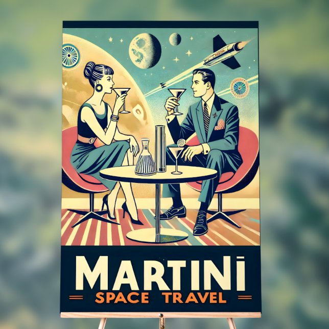 Martini Space Travel Posters Flight Crew (Neutral)