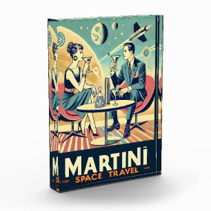 Martini Space Travel Posters Flight Crew Photo Block