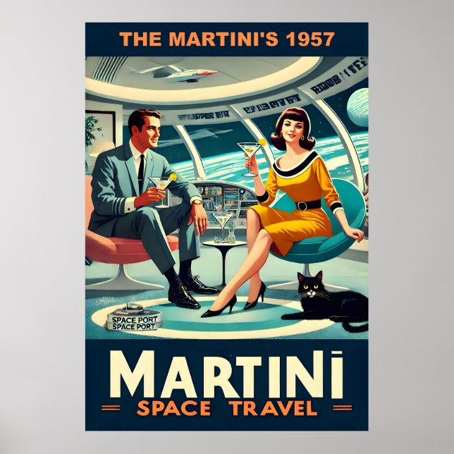 Martini Space Travel Posters The Martini's 1957 (Front)