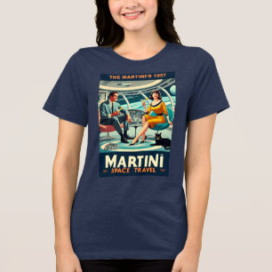 Martini Space Travel Posters The Martini's 1957 Tri-Blend Shirt