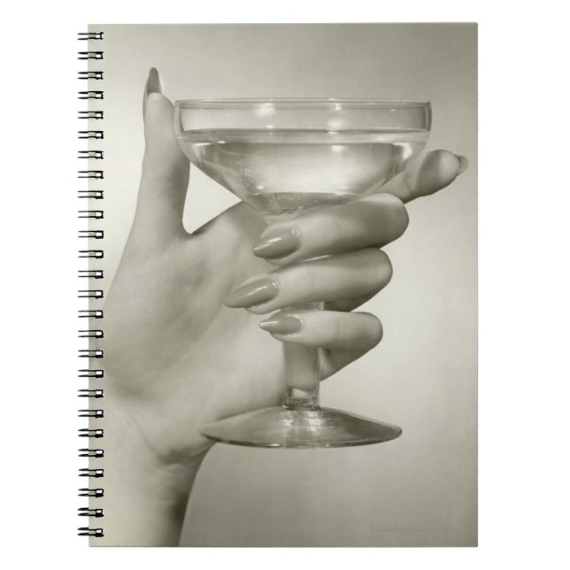Martini Spiral Notebook (Front)