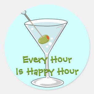 Martini Sticker