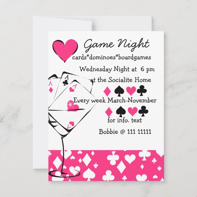 Martini Suit Invitation (Front)