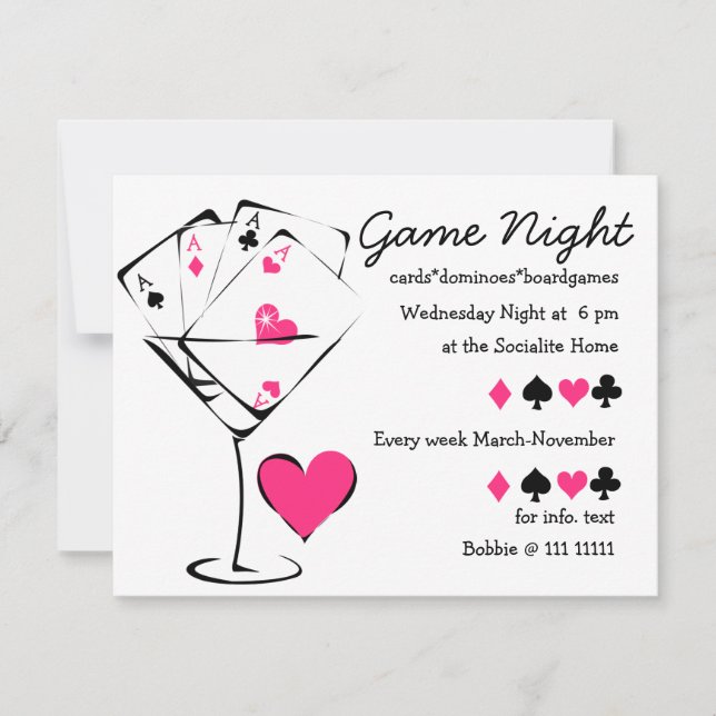 Martini Suit Invitation (Front)