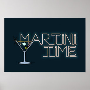 Martini Time Poster