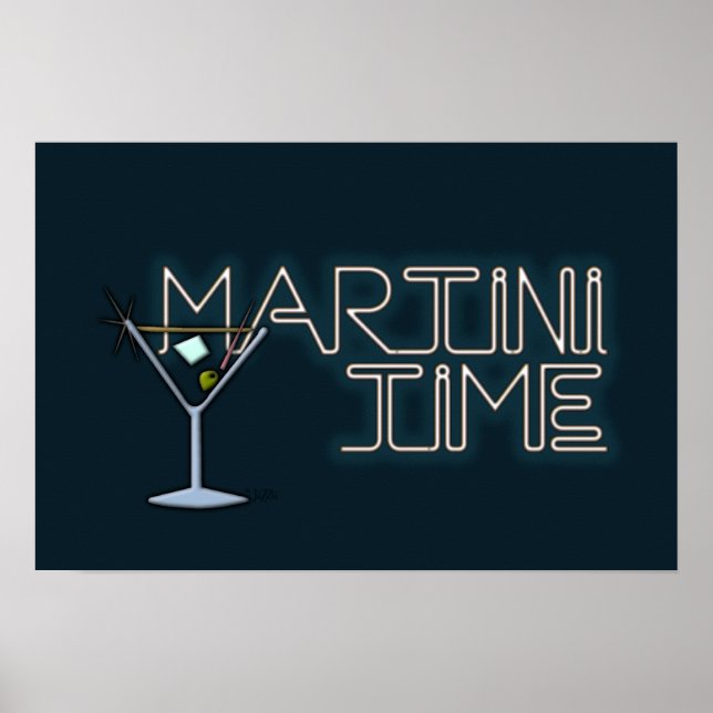 Martini Time Poster (Front)