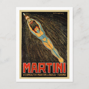 Martini Vermouth Postcard