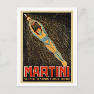 Martini Vermouth Postcard