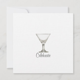 Martini Wedding Invitation