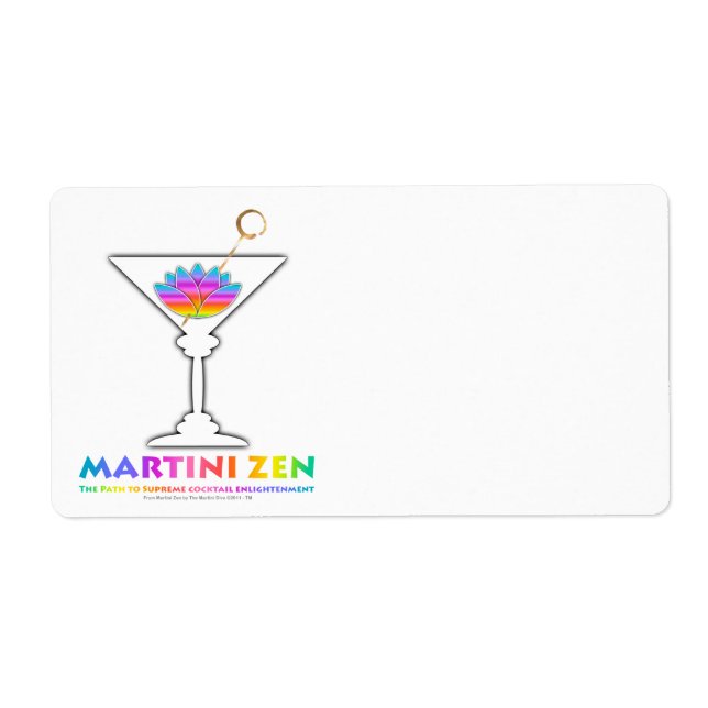 MARTINI ZEN Avery LABELS (Front)
