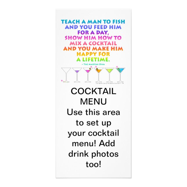 MARTINI ZEN - Happy for a Lifetime Rack Card (Front)