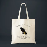 Martinique Destination Wedding Welcome Bag Tote<br><div class="desc">Wedding weekend welcome gift bag for out of town guests to your wedding,  featuring image of Martinique,  with gold heart.  Fill tote with your favourite goodies.</div>