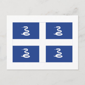 Martinique Flag Postcard