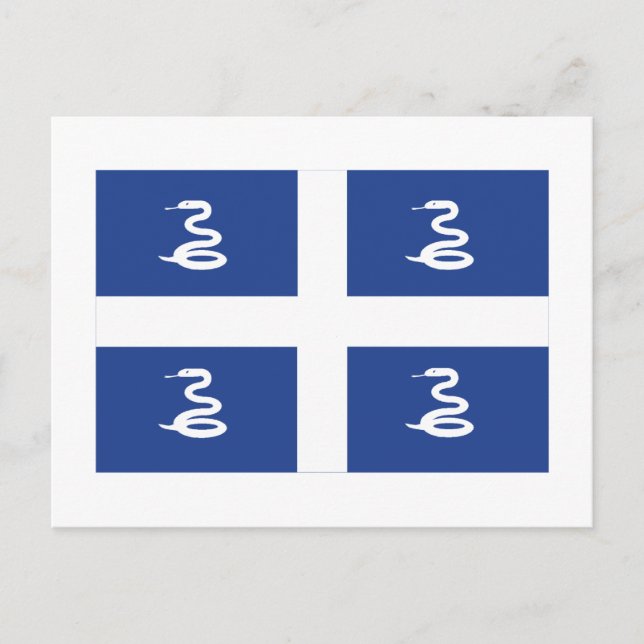 Martinique Flag Postcard (Front)
