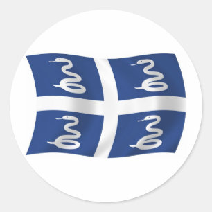 Martinique Flag Sticker